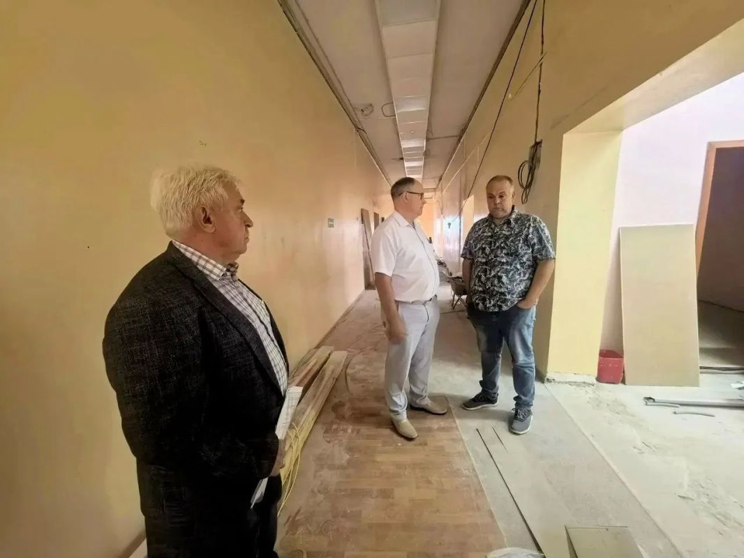 В Щигровском районе полномасштабно обновляют Знаменскую школу В Щигровском районе полномасштабно обновляют Знаменскую школу