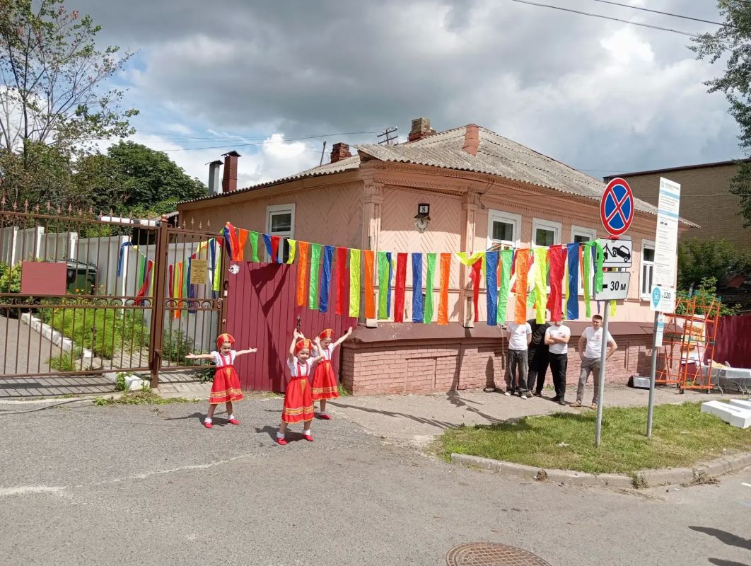 В центре Курска восстанавливают дом 1913 года В центре Курска восстанавливают дом 1913 года