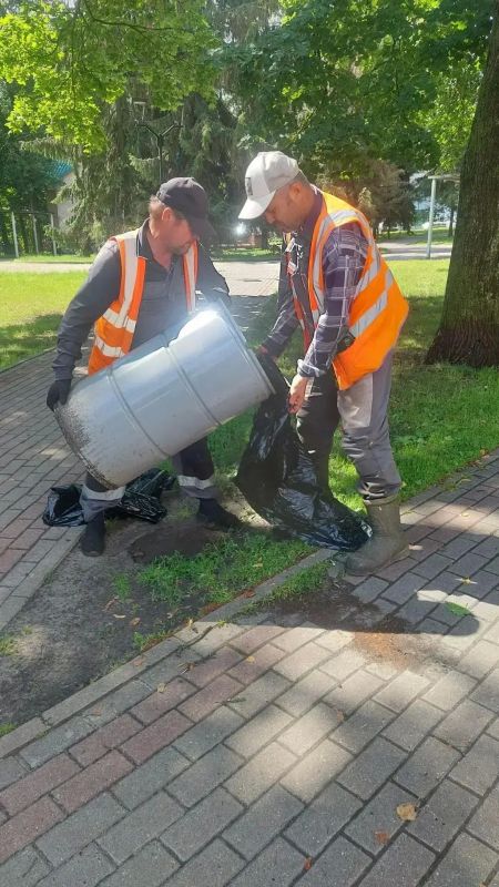 За минувшую неделю из парков и скверов Курска вывезено более 60 куб За минувшую неделю из парков и скверов Курска вывезено более 60 куб
