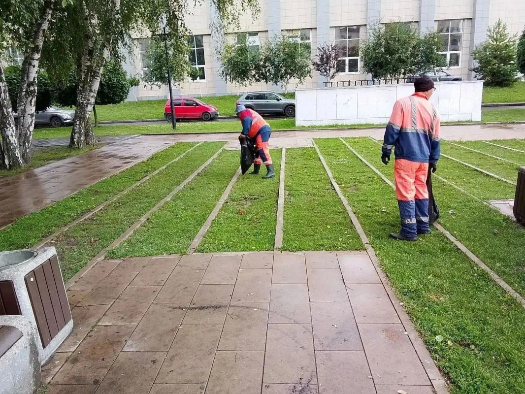 Из парков и скверов Курска вывезли более 60 кубических метров мусора Из парков и скверов Курска вывезли более 60 кубических метров мусора