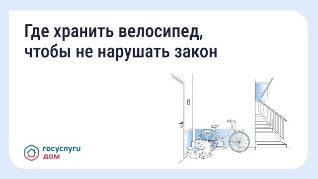 Хранение велосипедов в МКД: что говорит закон