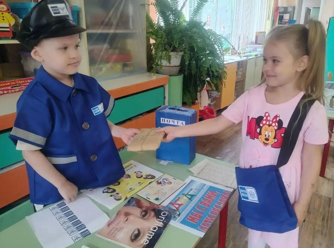 детских садах Курска прошли мероприятия в честь Дня российской почты детских садах Курска прошли мероприятия в честь Дня российской почты