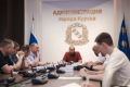 С коллегами провели рабочее совещание с выездом