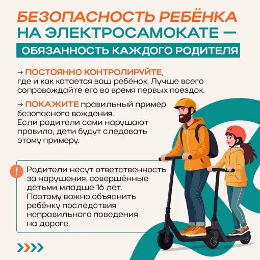 С началом летних каникул важно помнить о безопасности на дороге, особенно когда речь идет об электросамокатах! С началом летних каникул важно помнить о безопасности на дороге, особенно когда речь идет об электросамокатах!