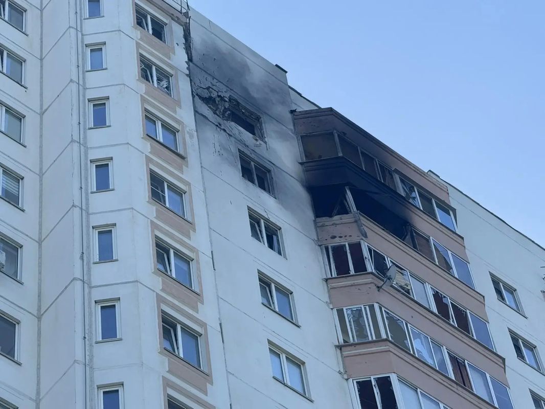 Проспект Победы в Курске после атаки БПЛА Проспект Победы в Курске после атаки БПЛА