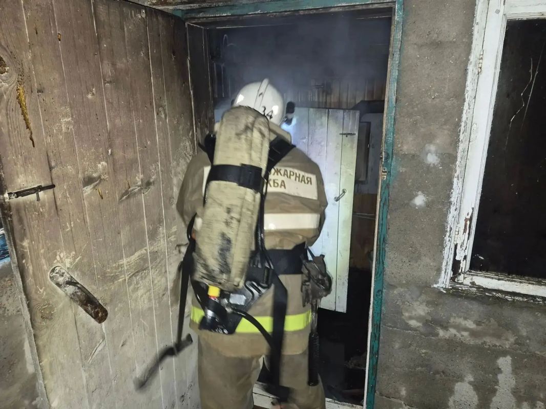 Пожар в Нижнереутчанском сельсовете Медвенского района