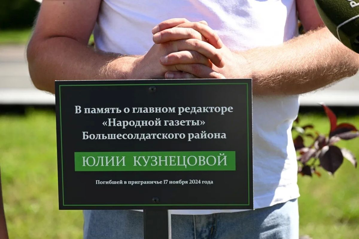 На проспекте Победы в Курске появилась Аллея военкоров На проспекте Победы в Курске появилась Аллея военкоров