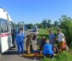 Под Курском разбились и перевернулись "Камри" и "Фольксваген"