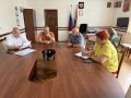 Виталий Кочергин: Сегодня встретился с председателями Общественного совета Сергеем Лыковым и Щигровской городской Думы Игорем Скрипкиным, а также руководителем Щигровского краеведческого музея Ириной Машкиной