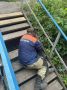 В Курске на улице Чулкова Гора отремонтировали лестницу
