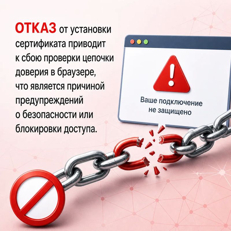 Из-за отзыва зарубежных сертификатов российские ресурсы могут некорректно работать в Google Chrome, Safari и Edge Из-за отзыва зарубежных сертификатов российские ресурсы могут некорректно работать в Google Chrome, Safari и Edge
