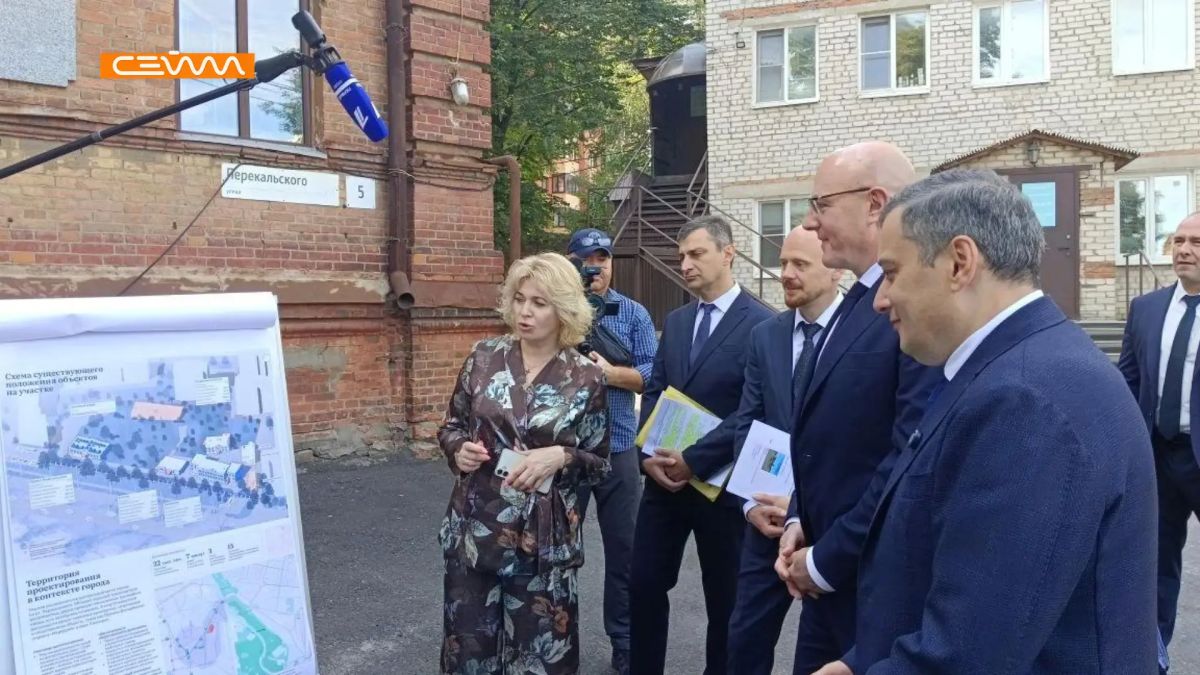 В Курске оценили масштабный проект реновации ансамбля больницы Гладковой: в историческом комплексе появится четырёхзвёздочный отель