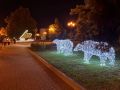 В Курске улицу Ленина украсили светодиодными инсталяциями