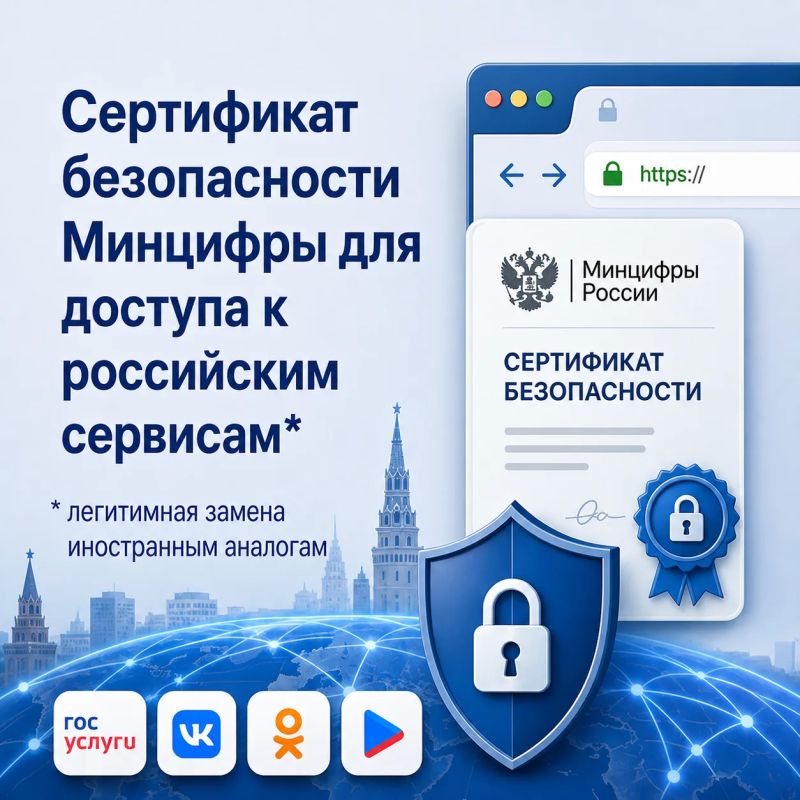 Из-за отзыва зарубежных сертификатов российские ресурсы могут некорректно работать в Google Chrome, Safari и Edge