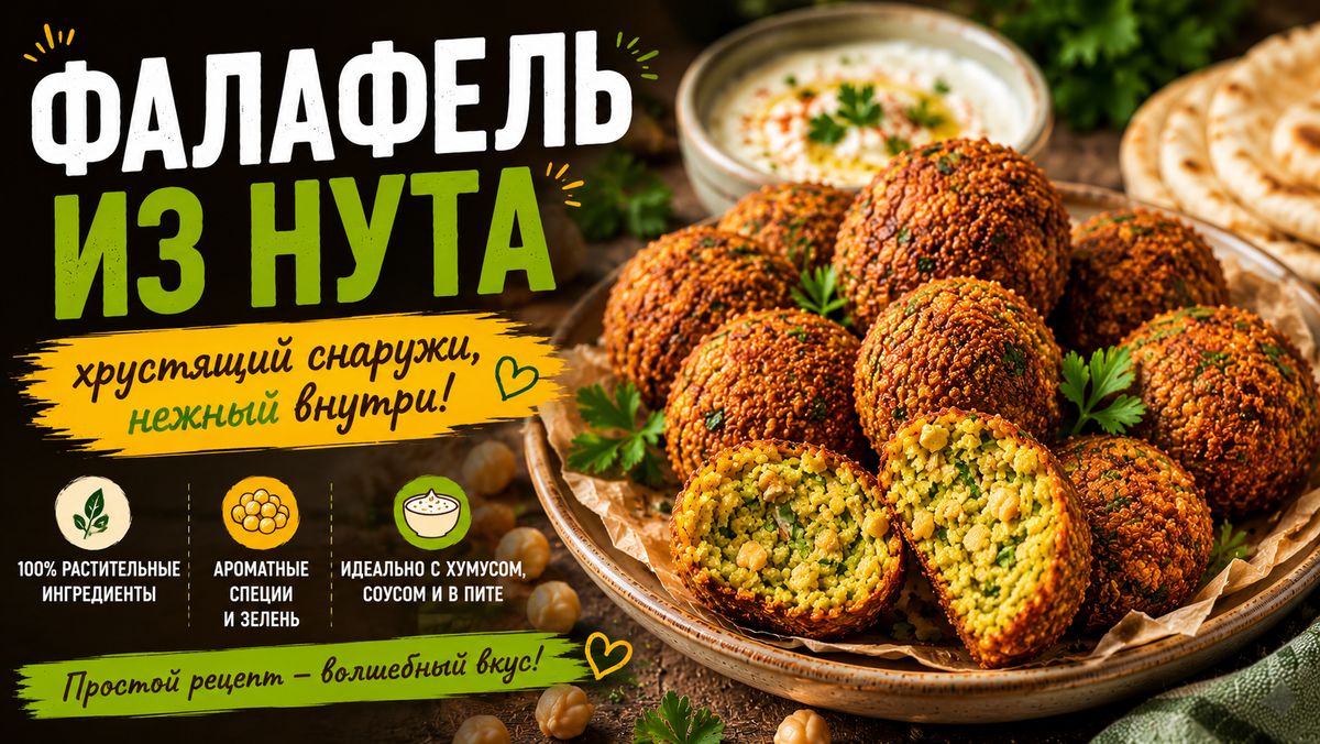 Фалафель: секреты идеального сочетания хрустящей корочки и нежной начинки