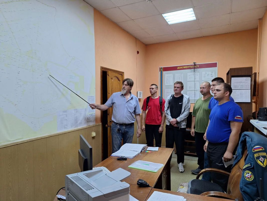 Занятия на учебном пункте ОКУ «Противопожарная служба Курской области» Занятия на учебном пункте ОКУ «Противопожарная служба Курской области»