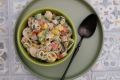 Вкусный салат с пастой и ветчиной за 15 минут