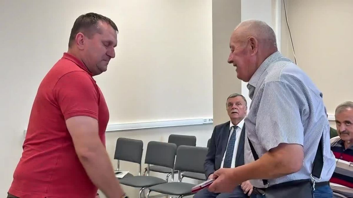 Сегодня встретился с героями Суджанского района - ликвидаторами последствий аварии на Чернобыльской АЭС