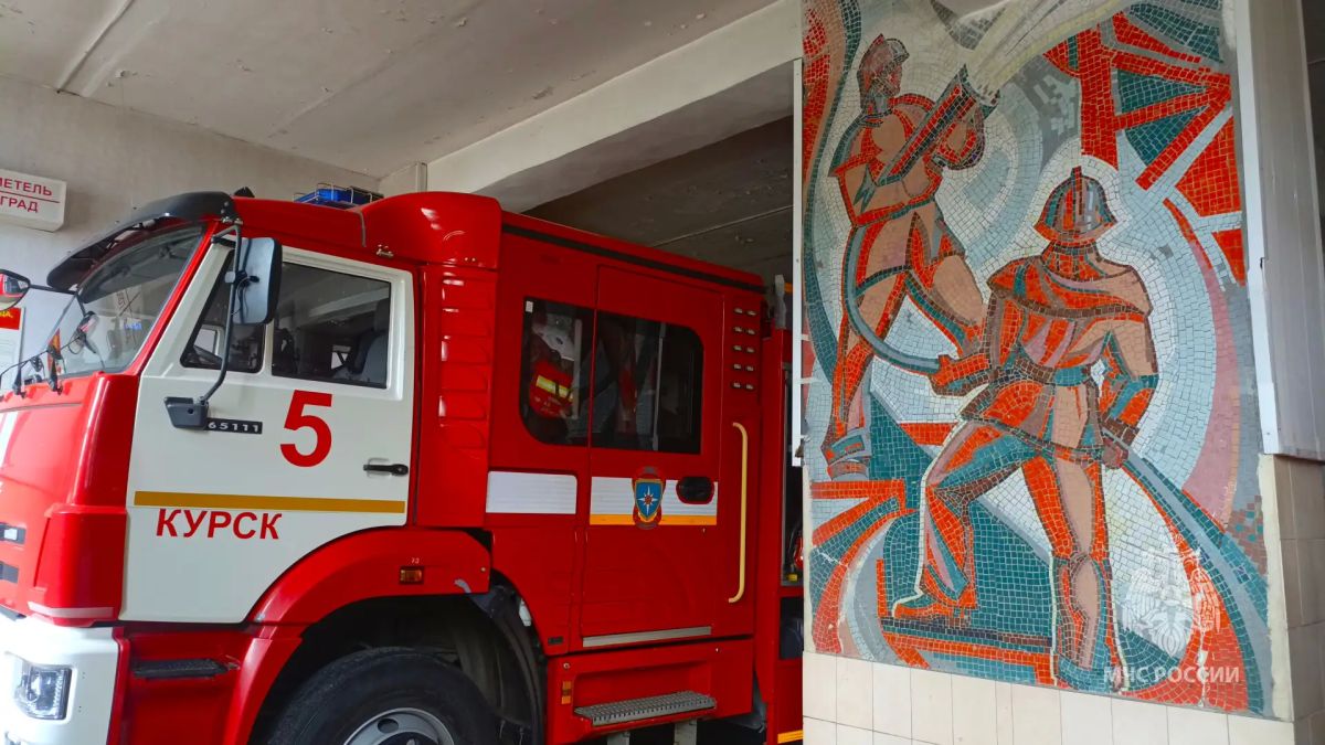 Красота на страже безопасности: мозаики в курских пожарных частях Красота на страже безопасности: мозаики в курских пожарных частях