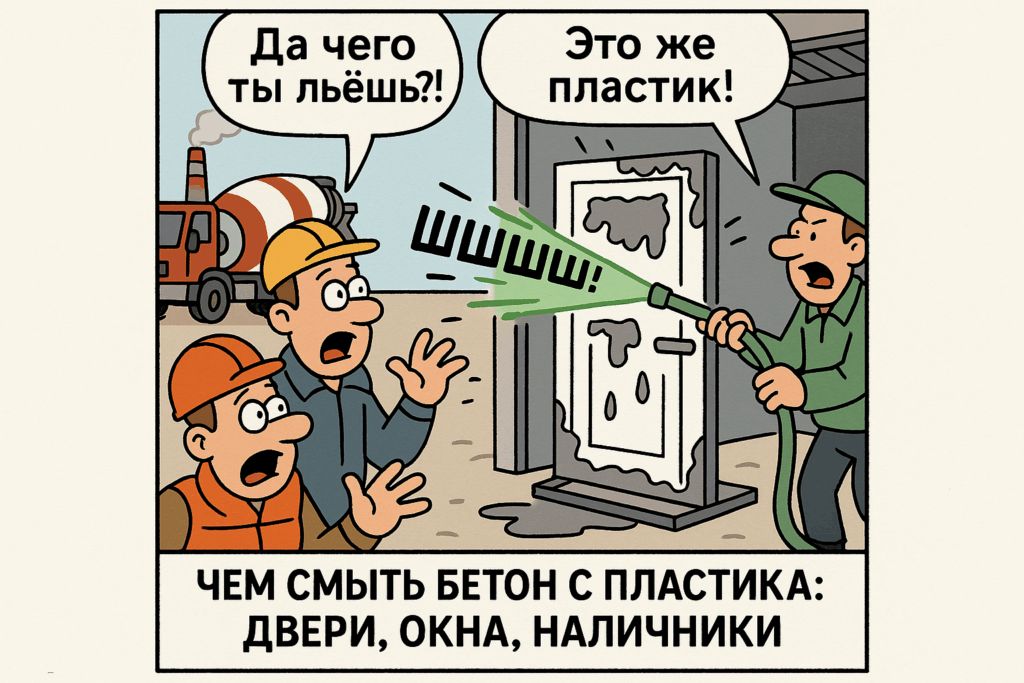 Эффективные способы очистки пластиковых окон от цемента: как не испортить поверхность