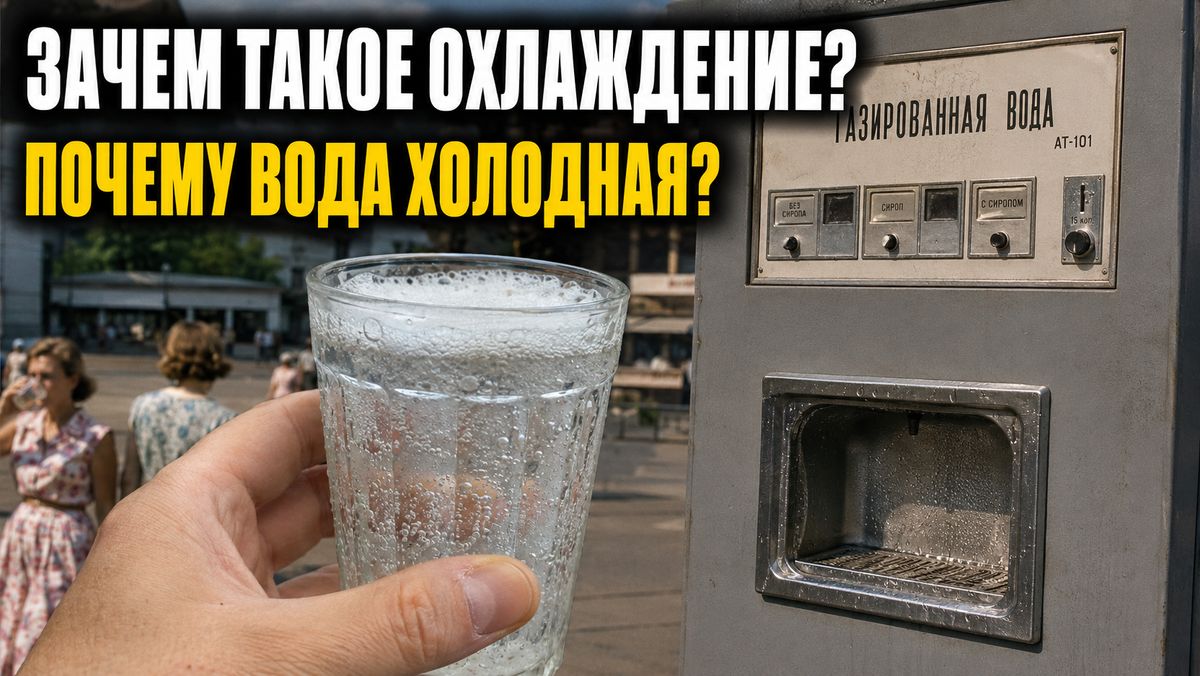 Советский АТ-101: Как работающий автомат создавал идеальную газировку