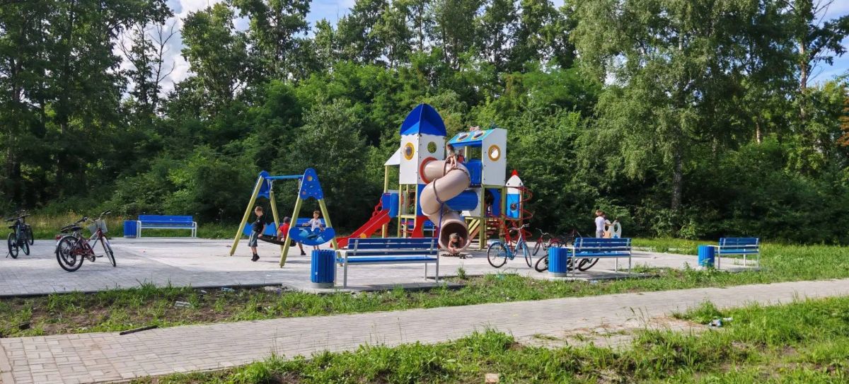 В парке поселка Прямицыно завершается благоустройство новой зоны отдыха В парке поселка Прямицыно завершается благоустройство новой зоны отдыха