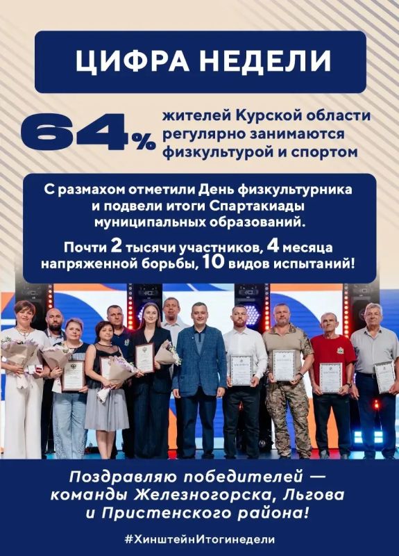 Александр Хинштейн: В завершение недели — традиционные итоги Александр Хинштейн: В завершение недели — традиционные итоги