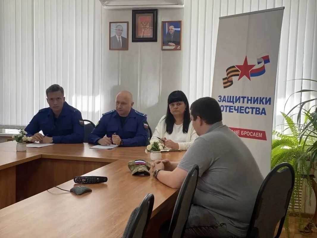 Встреча прокурора Касторенского района с ветераном боевых действий