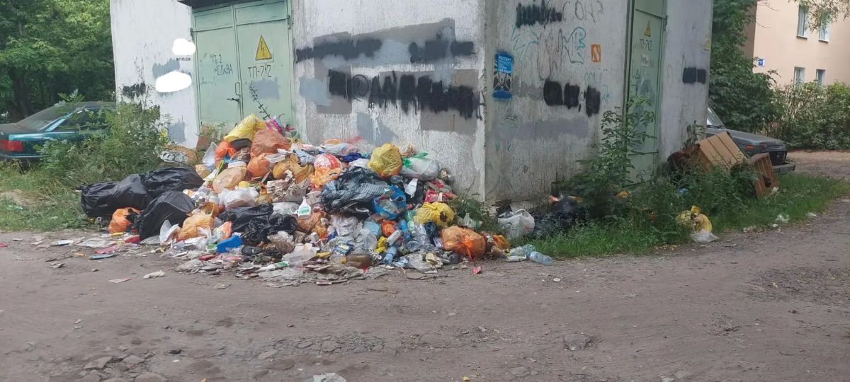 В Курске на КЗТЗ завалили мусором трансформаторную подстанцию В Курске на КЗТЗ завалили мусором трансформаторную подстанцию