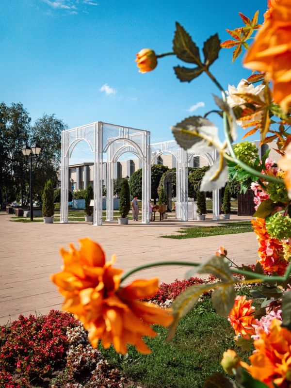 Прогулка по Театральной площади Курска Прогулка по Театральной площади Курска