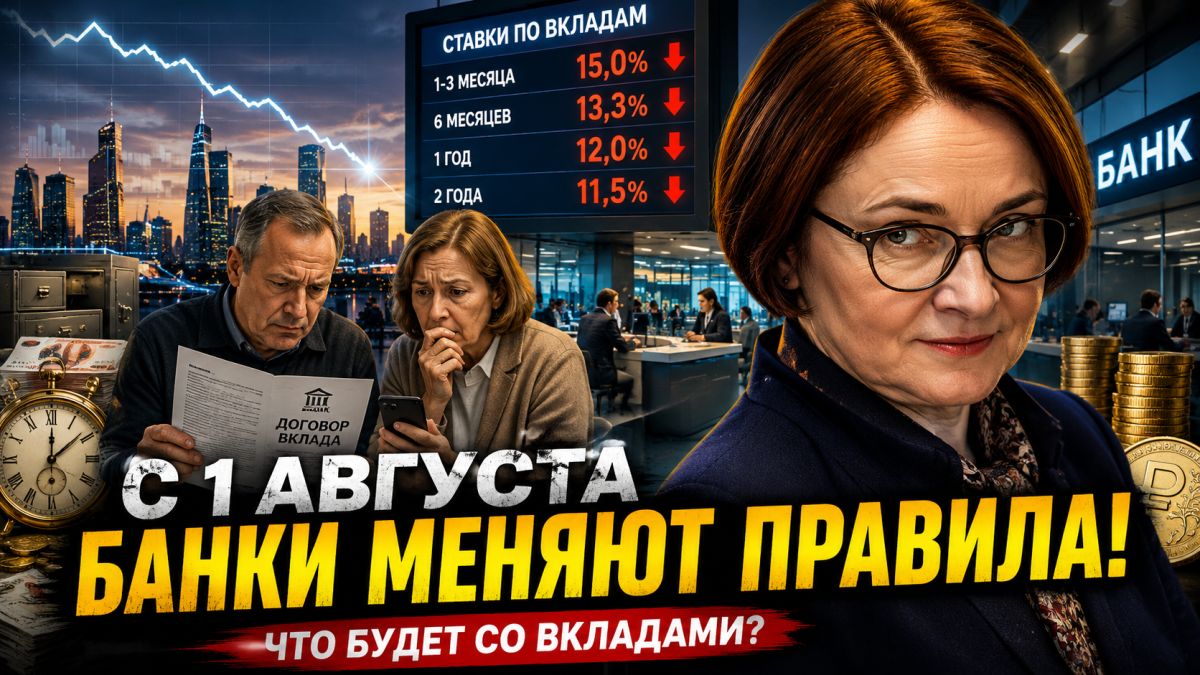 Банковские вклады под угрозой: как не потерять доходность с 1 августа