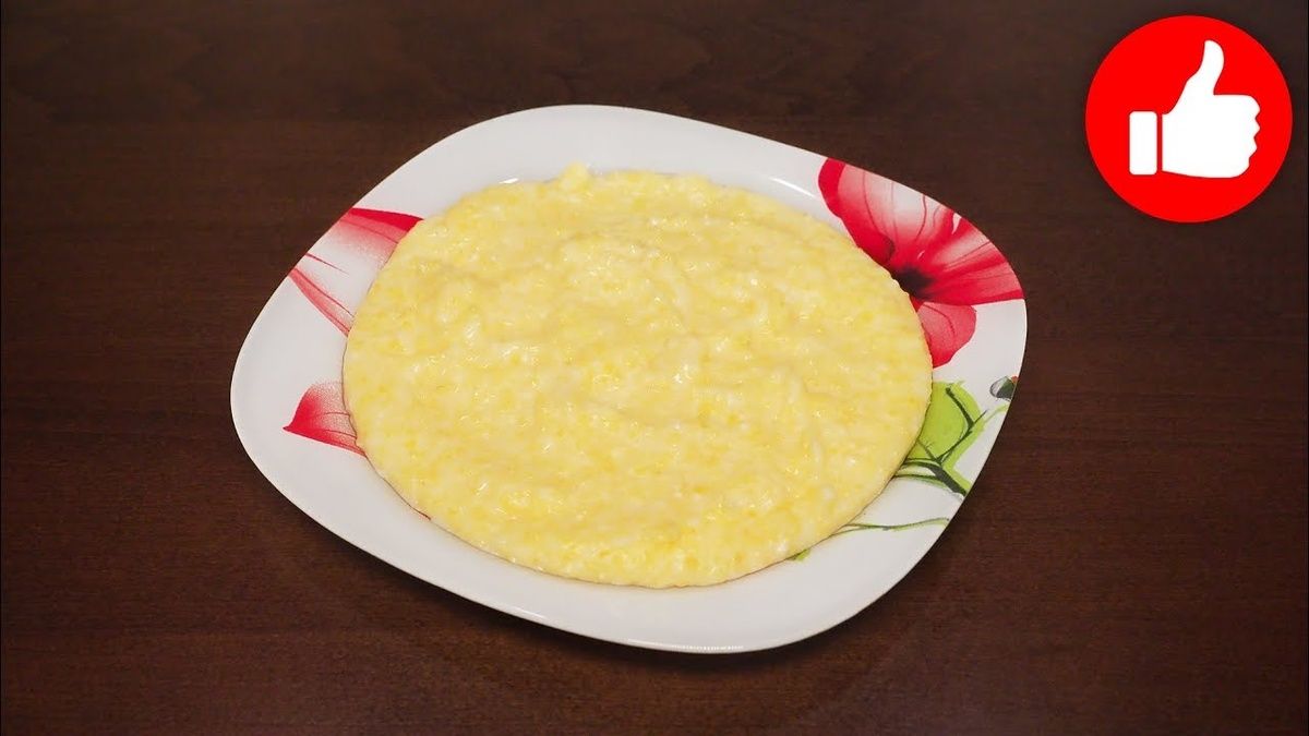 Утренний деликатес: кукурузная каша на молоке