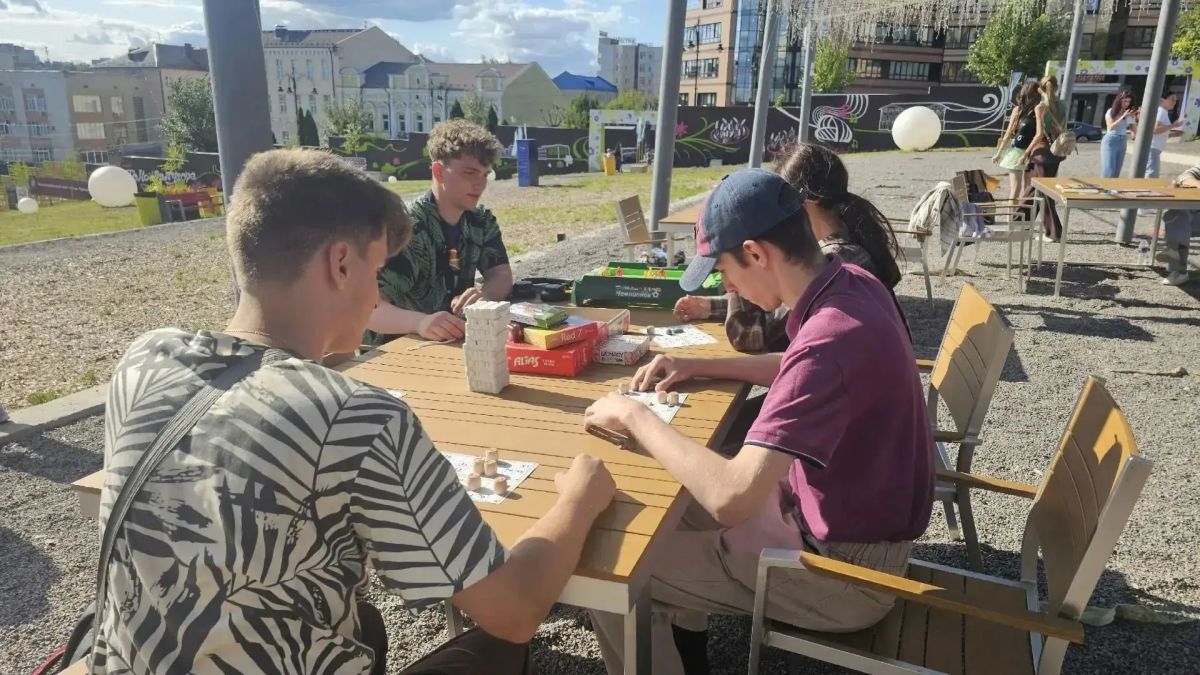 На Полугоре в Курске работают интерактивные площадки На Полугоре в Курске работают интерактивные площадки
