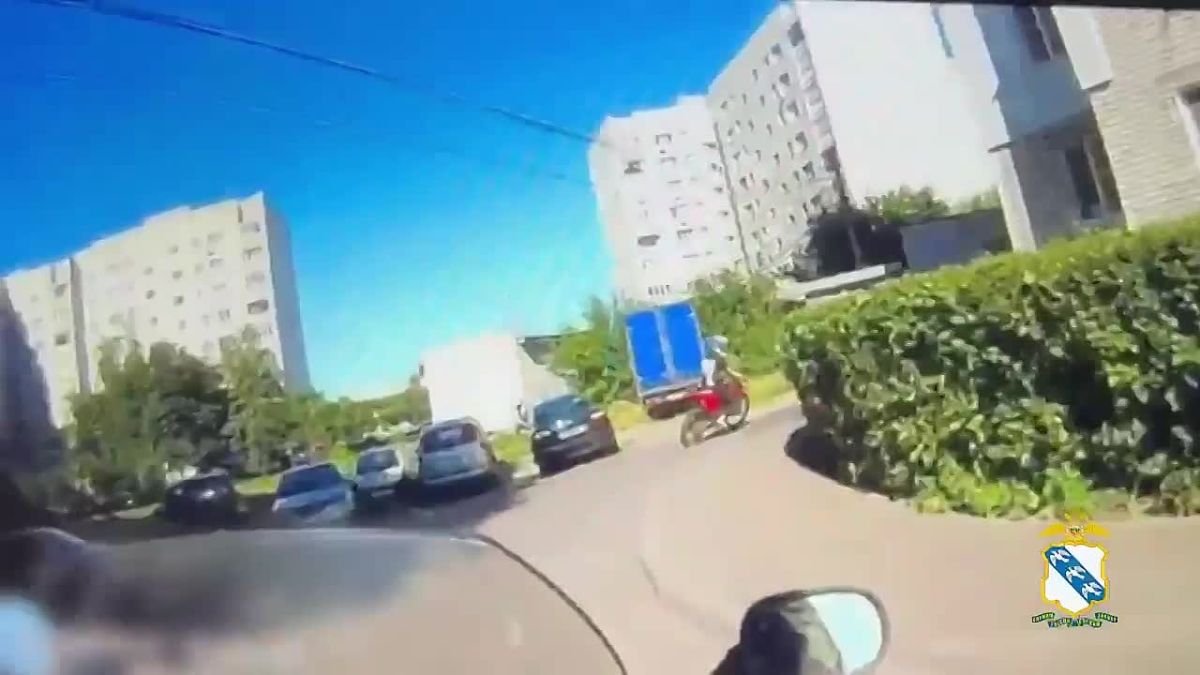В Курске задержали 15-летнего мотоциклиста, пытавшегося скрыться от полиции