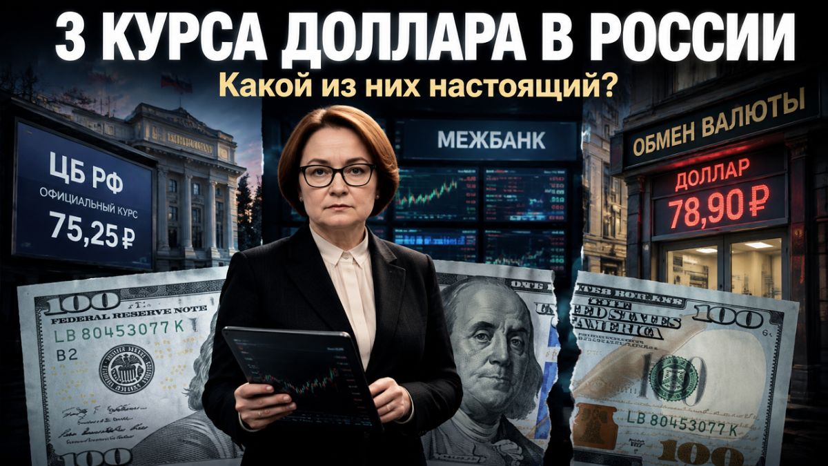 Три курса доллара в России: как определить настоящий