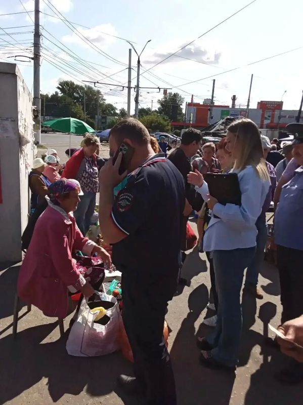В Курске продолжают пресекать факты несанкционированной уличной торговли