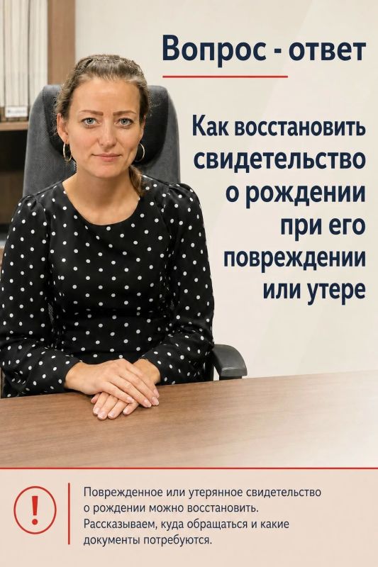 Любое повреждение свидетельства о рождении, даже незначительное, делает документ недействительным