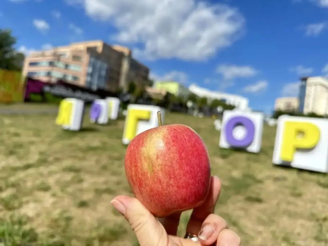 Яблоки на любой вкус и цвет! Ещ немного атмосферы праздника на Полугоре вам в ленту Яблоки на любой вкус и цвет! Ещ немного атмосферы праздника на Полугоре вам в ленту