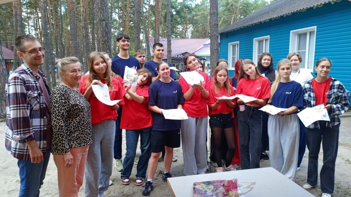 В летнем оздоровительном лагере «Орлёнок» в урочище Солянка состоялось второе мероприятие проекта «Культура добрых дел»