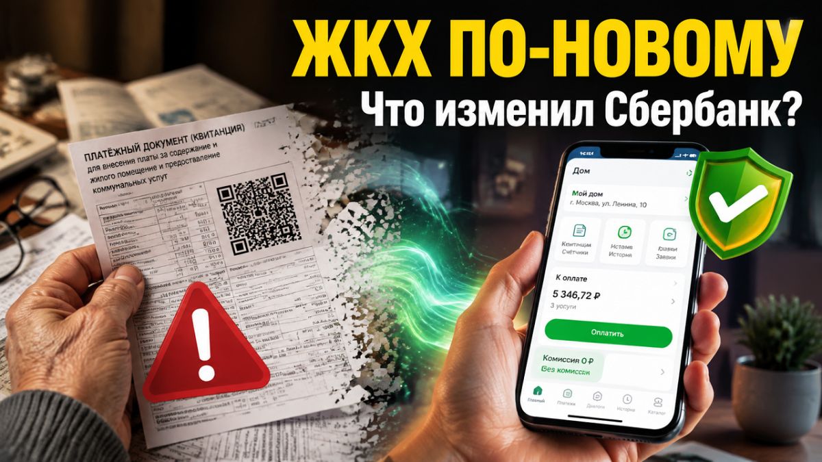 Сбербанк упрощает оплату ЖКХ: без комиссии и с новыми функциями приложения