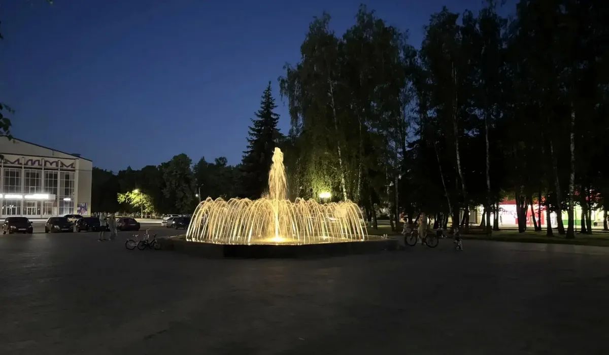 Фонтан в парке имени Рокоссовского в Курске закрыли на ремонт