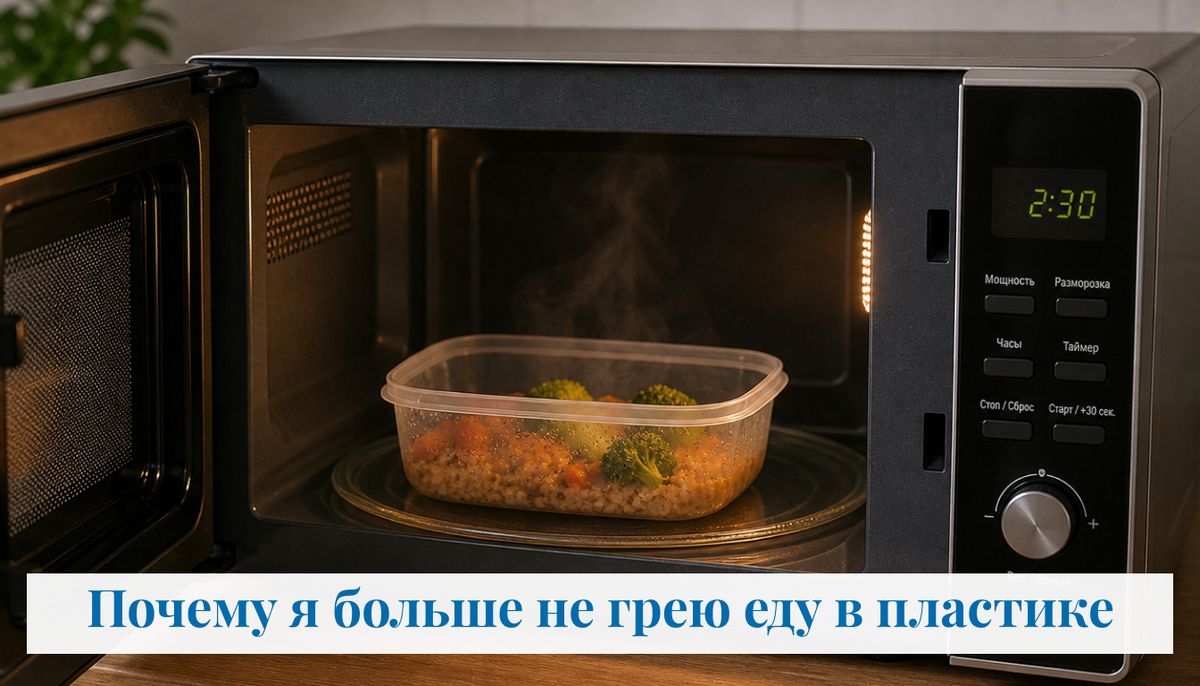 Почему стоит задуматься перед разогревом еды в пластике