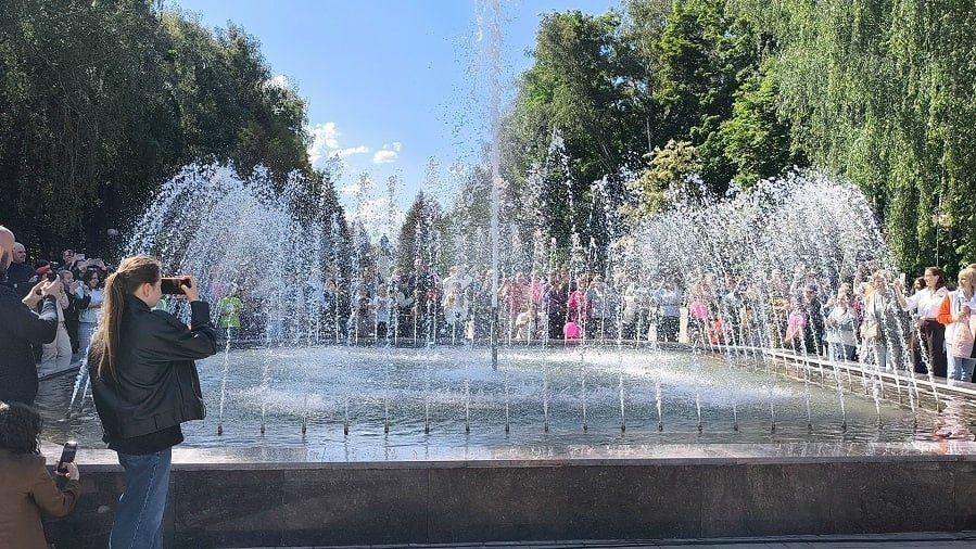 Фонтан в парке Рокоссовского закрыли на ремонт из-за сломавшегося насоса