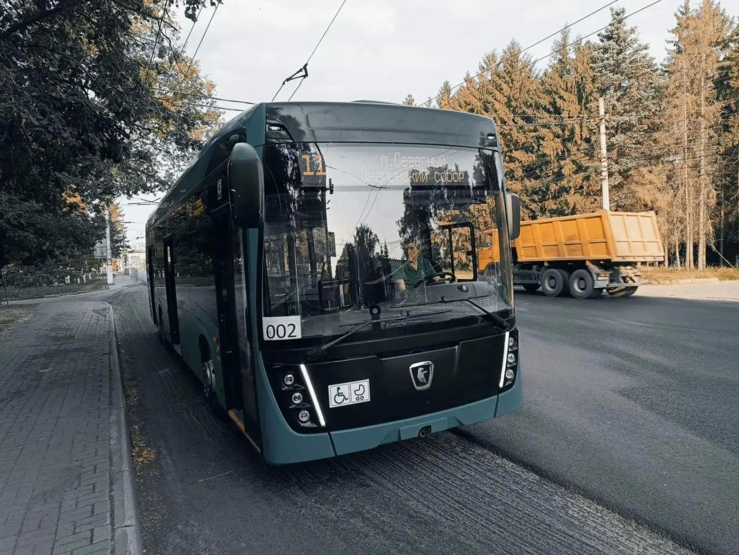 В Курске на линию вышел тестовый троллейбус В Курске на линию вышел тестовый троллейбус