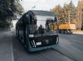 Из автоэлектропарка «Курскэлектротранса» на маршрут вышел тестовый троллейбус КАМАЗ-62825