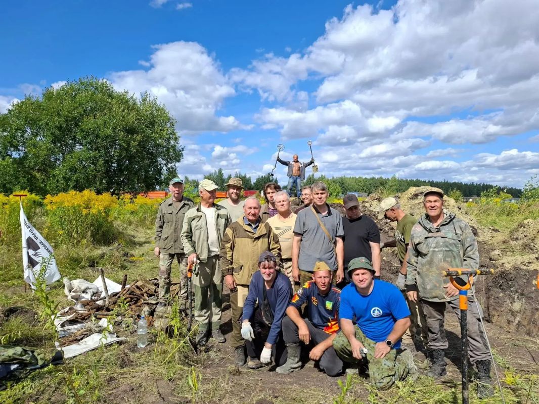 В Курской области обнаружены останки боевого самолета