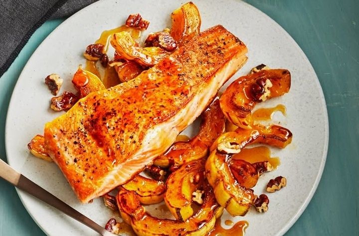 Лосось с тыквой и пшеном: идеальное сочетание вкусов