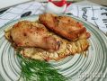 Невероятное сочетание: курица, маринованная в яблочном уксусе, на капусте
