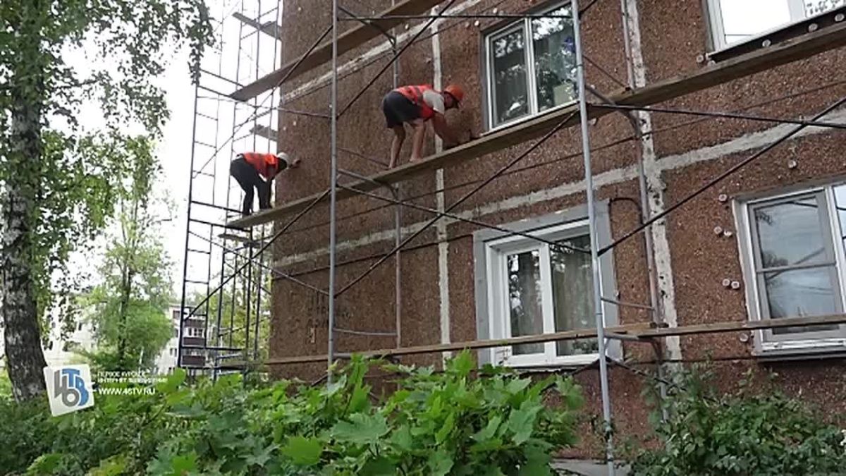Погода помогает: в Курской области растут темпы капремонта жилых домов