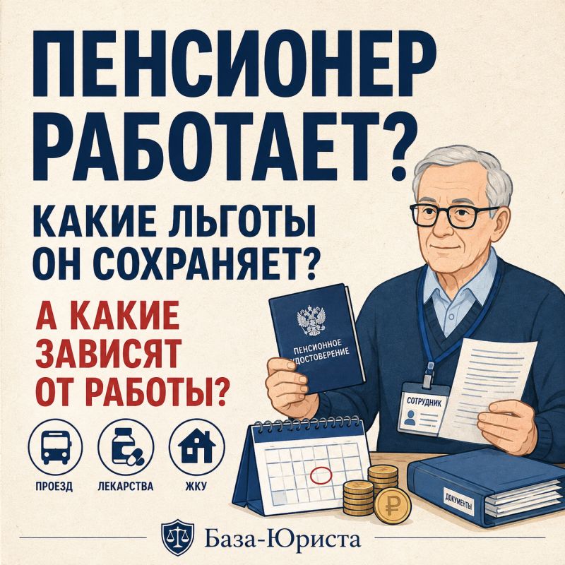 Как пенсионерам сохранить льготы при трудоустройстве